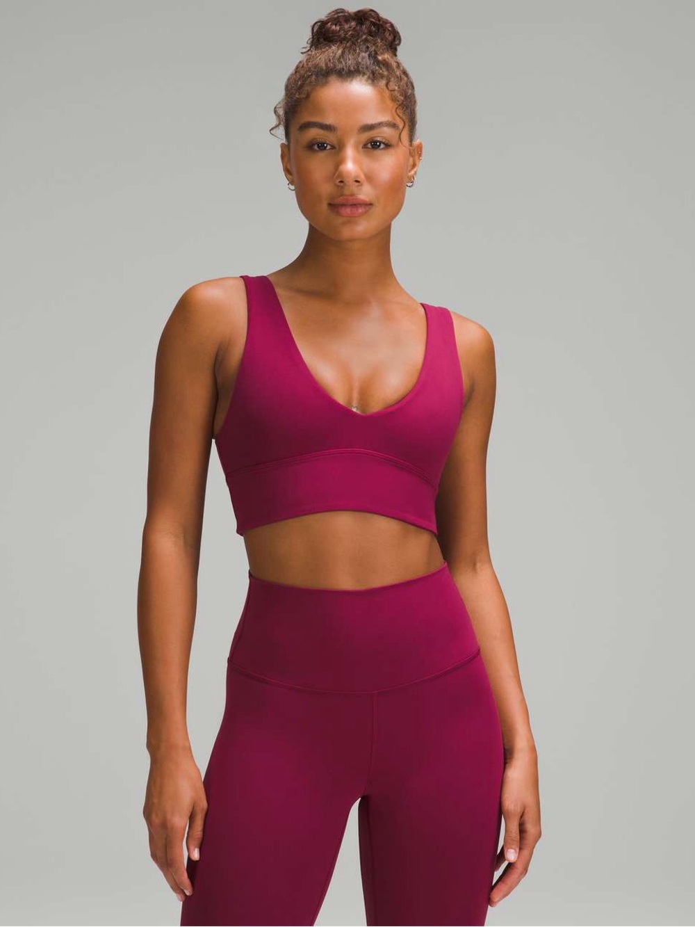 lululemon Align™ V-Neck Bra C/D (NWT) in Deep Luxe
